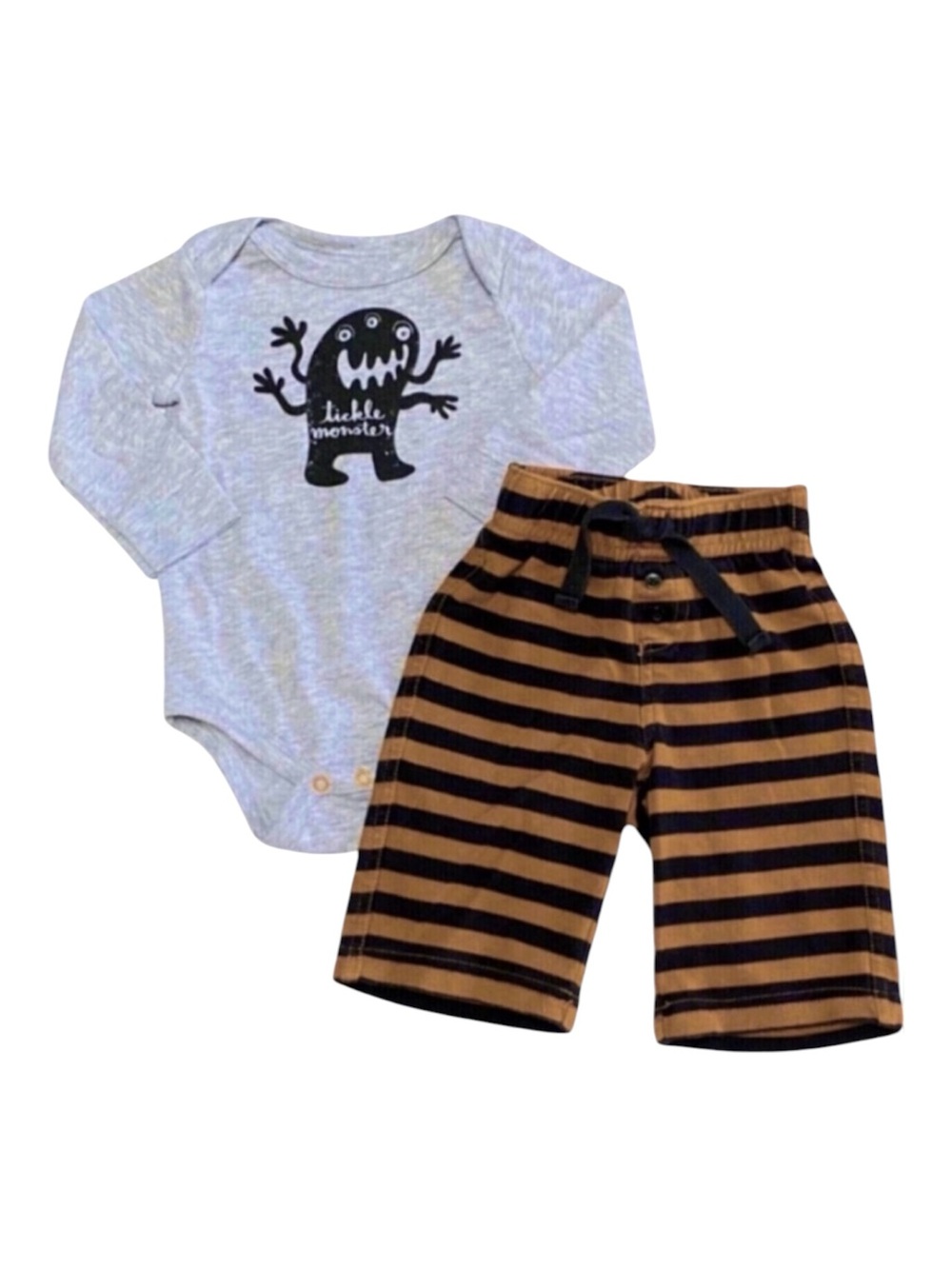 Vintage Gymboree pants w/ Cat & Jack Tickle Monster outfit/bundle 0-3m